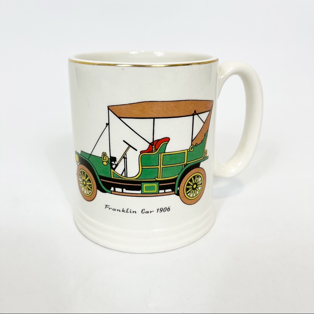 Lord Nelson Pottery Franklin Car 1906 England Tankard Coffee Mug 1-75